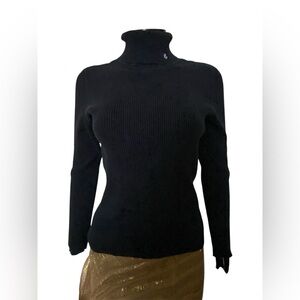 Lauren Ralph Lauren Black Turtleneck Sweater